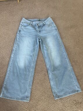 HALARA Light Blue Wide-Leg High-Rise Jeans
